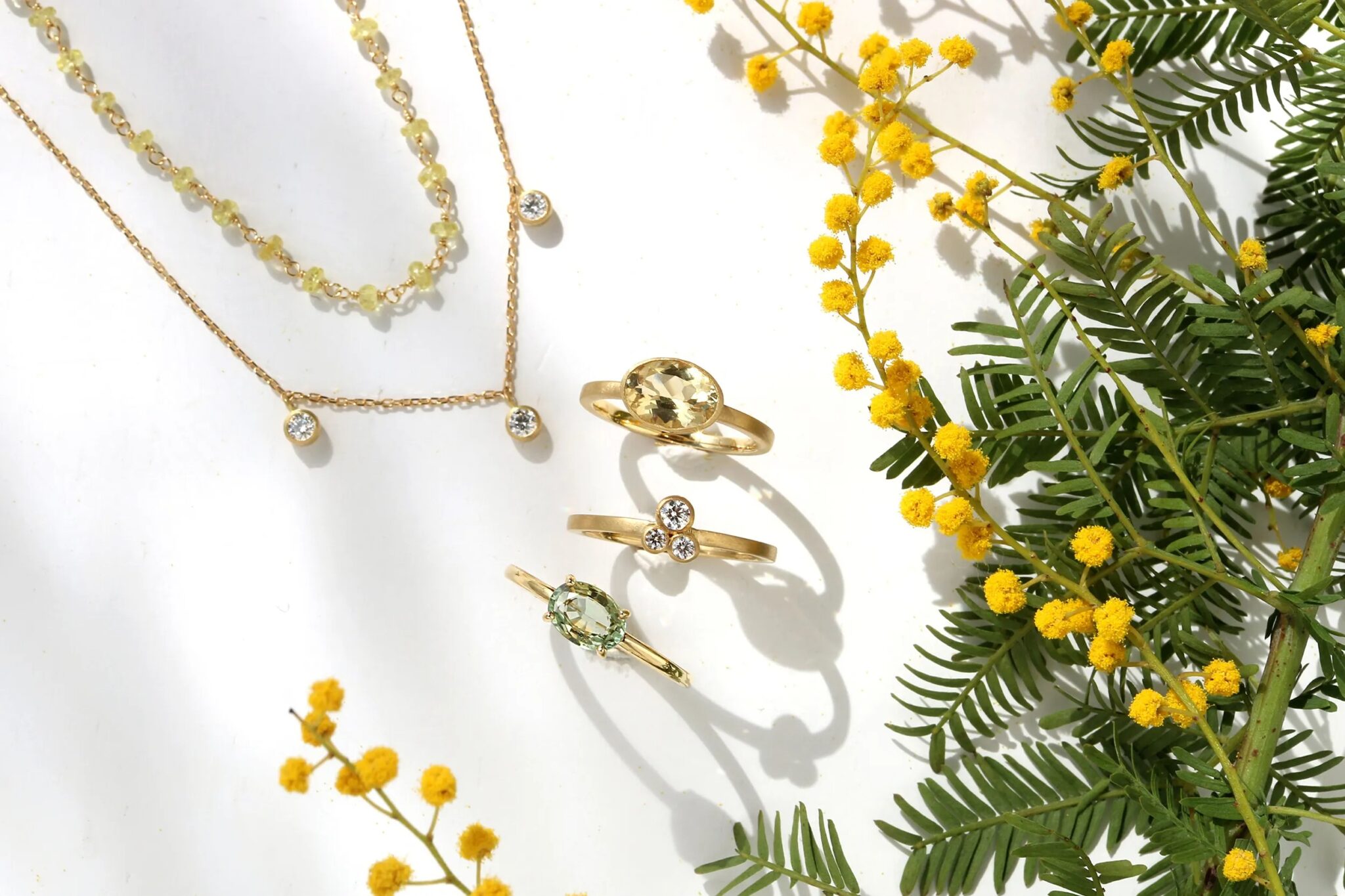 【ミモザジュエリー特集2023】各ジュエリーブランドから国際女性デーに合わせて発売されるミモザジュエリーをご紹介。【2023年3月第2週の